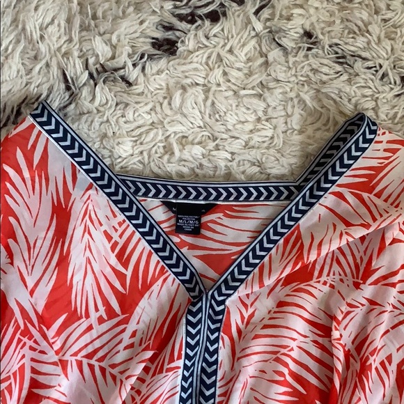Victoria’s Secret Red/White Printed Swim Coverup - Picture 3 of 4